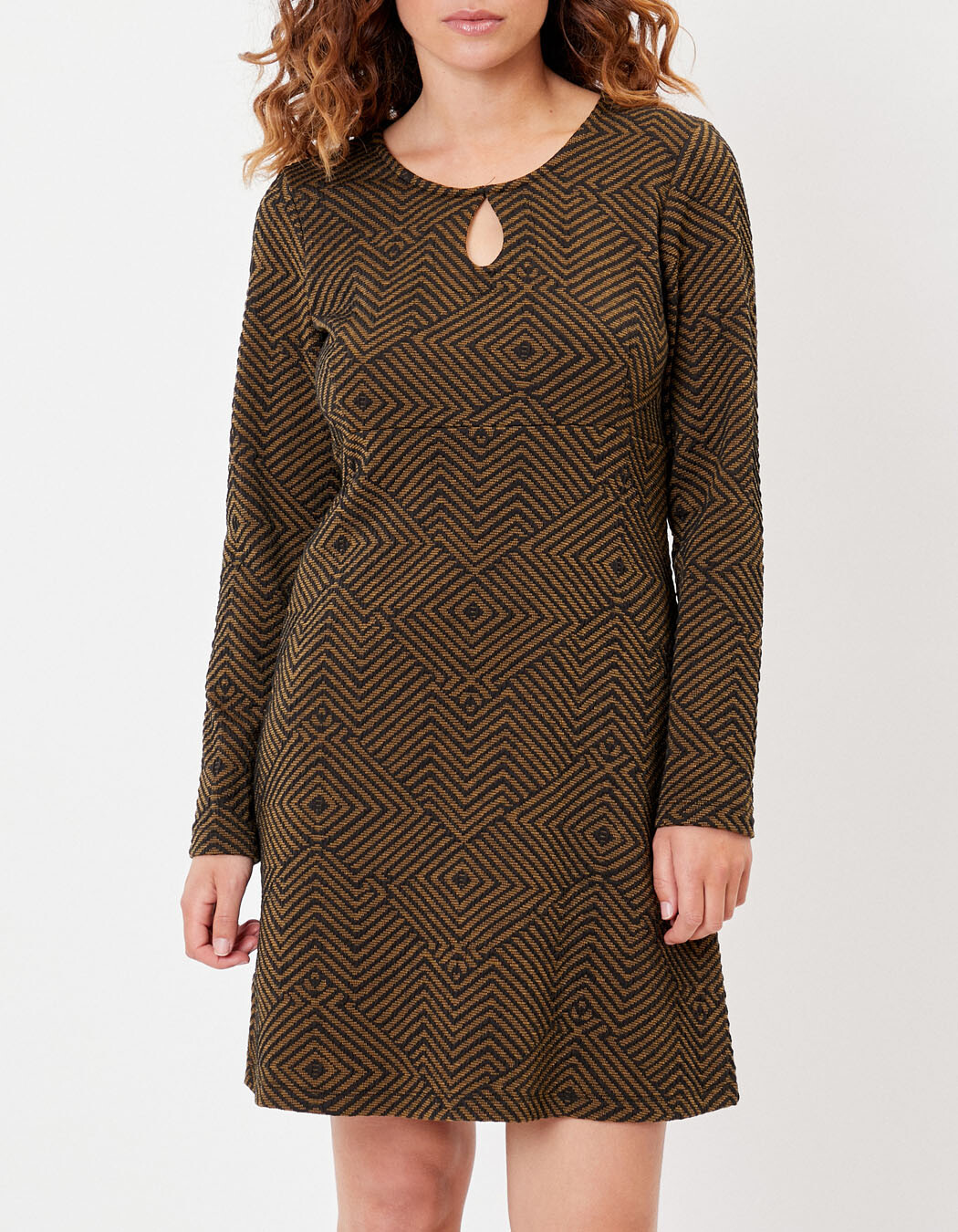 Fitted knit dress femme La Fiancée