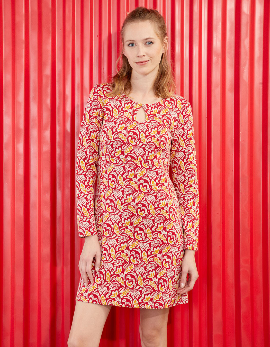 Fitted knit dress femme La Fiancée