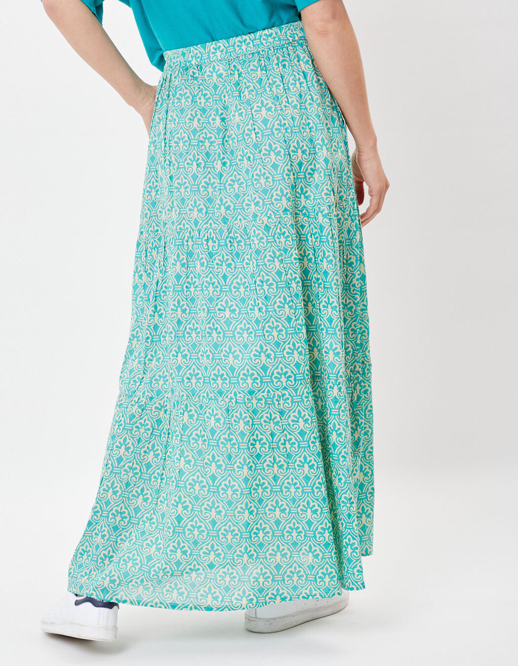 Long skirt in organic cotton femme La Fiancée