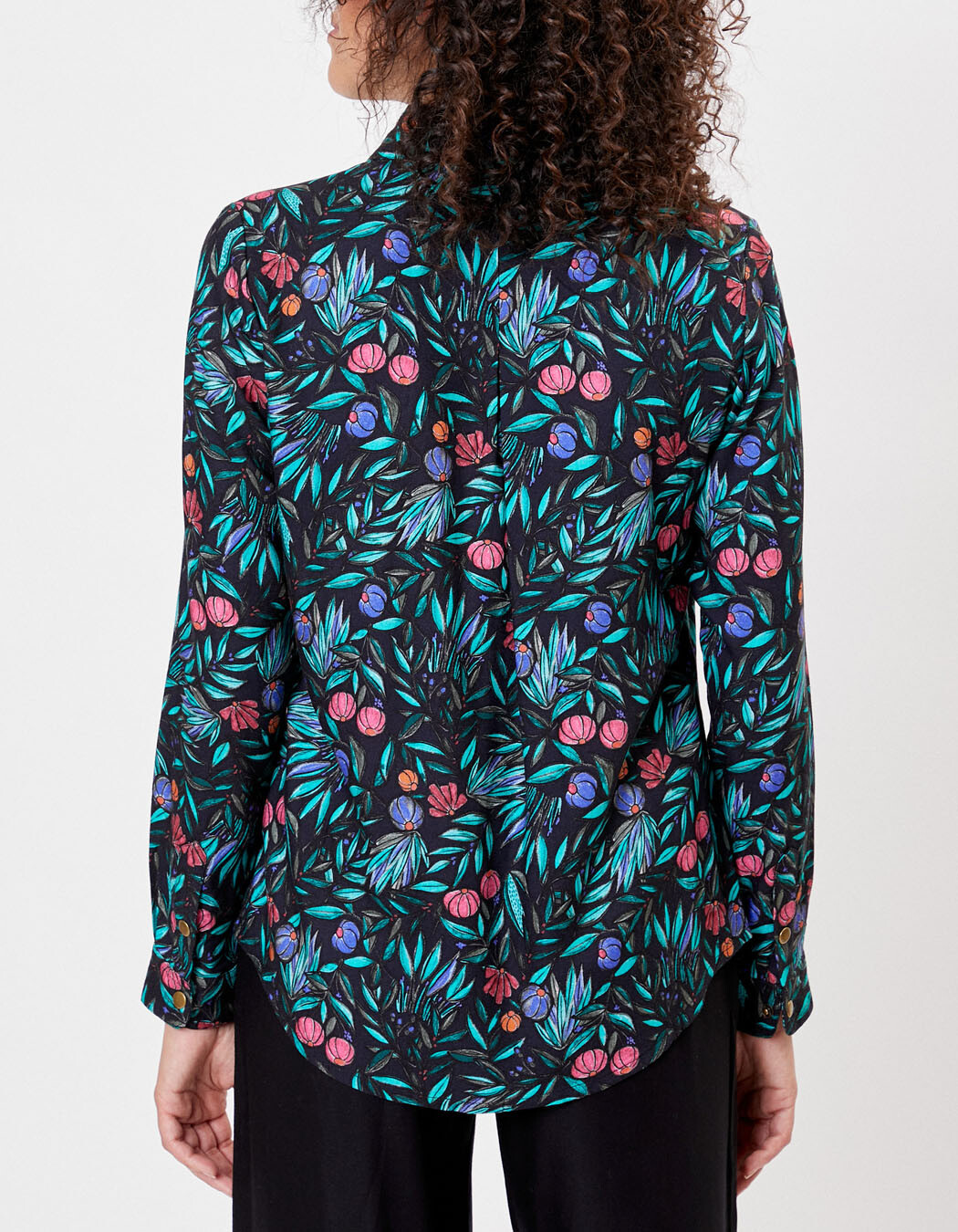 Flowing printed shirt Ecovero femme La Fianc&eacute;e