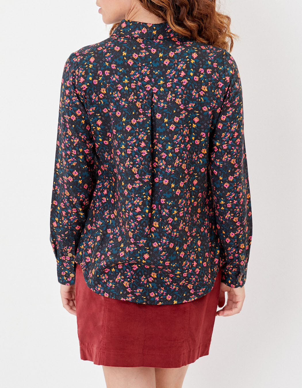 Flowing printed shirt Ecovero femme La Fiancée
