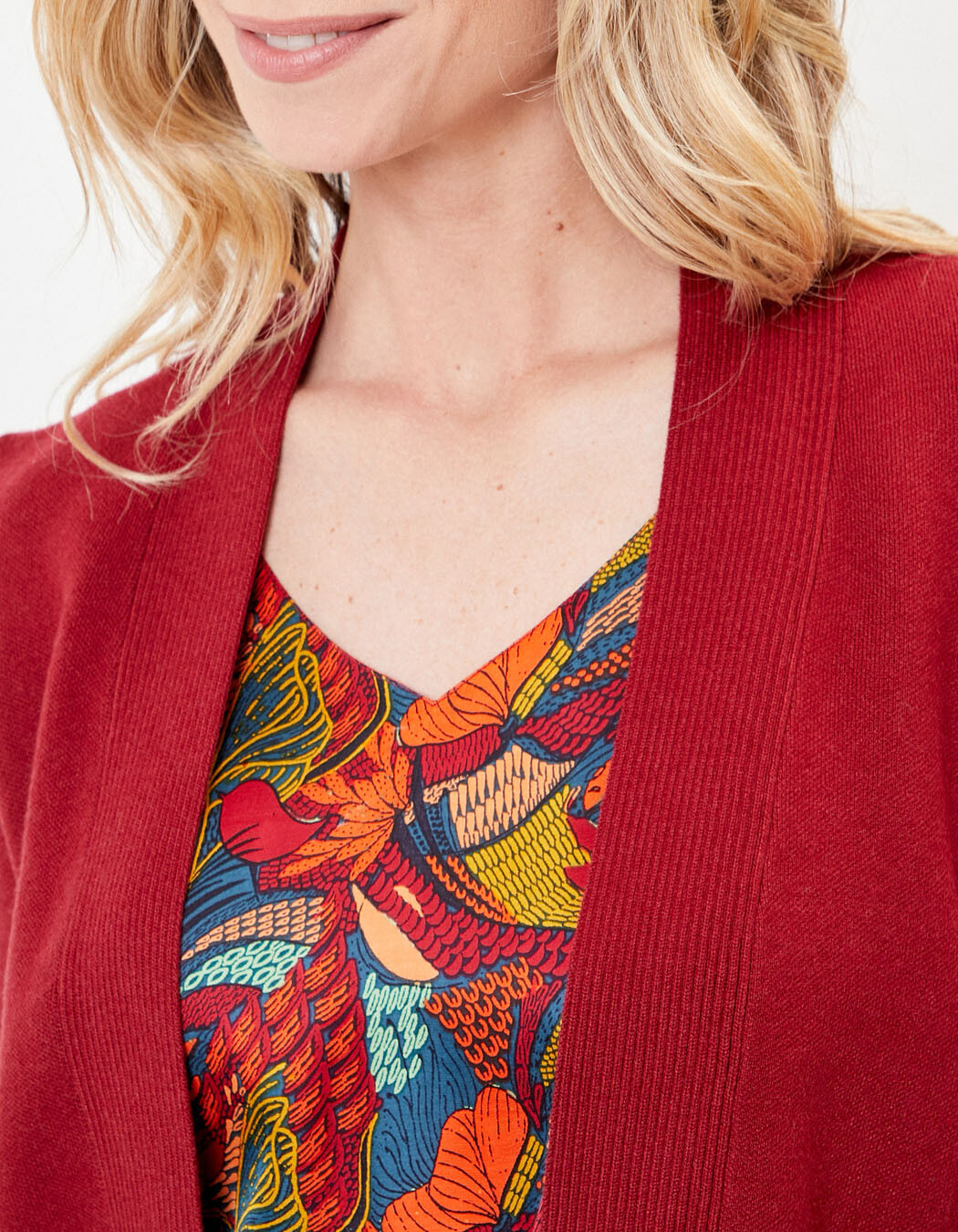 Short plain knit cardigan femme La Fiancée