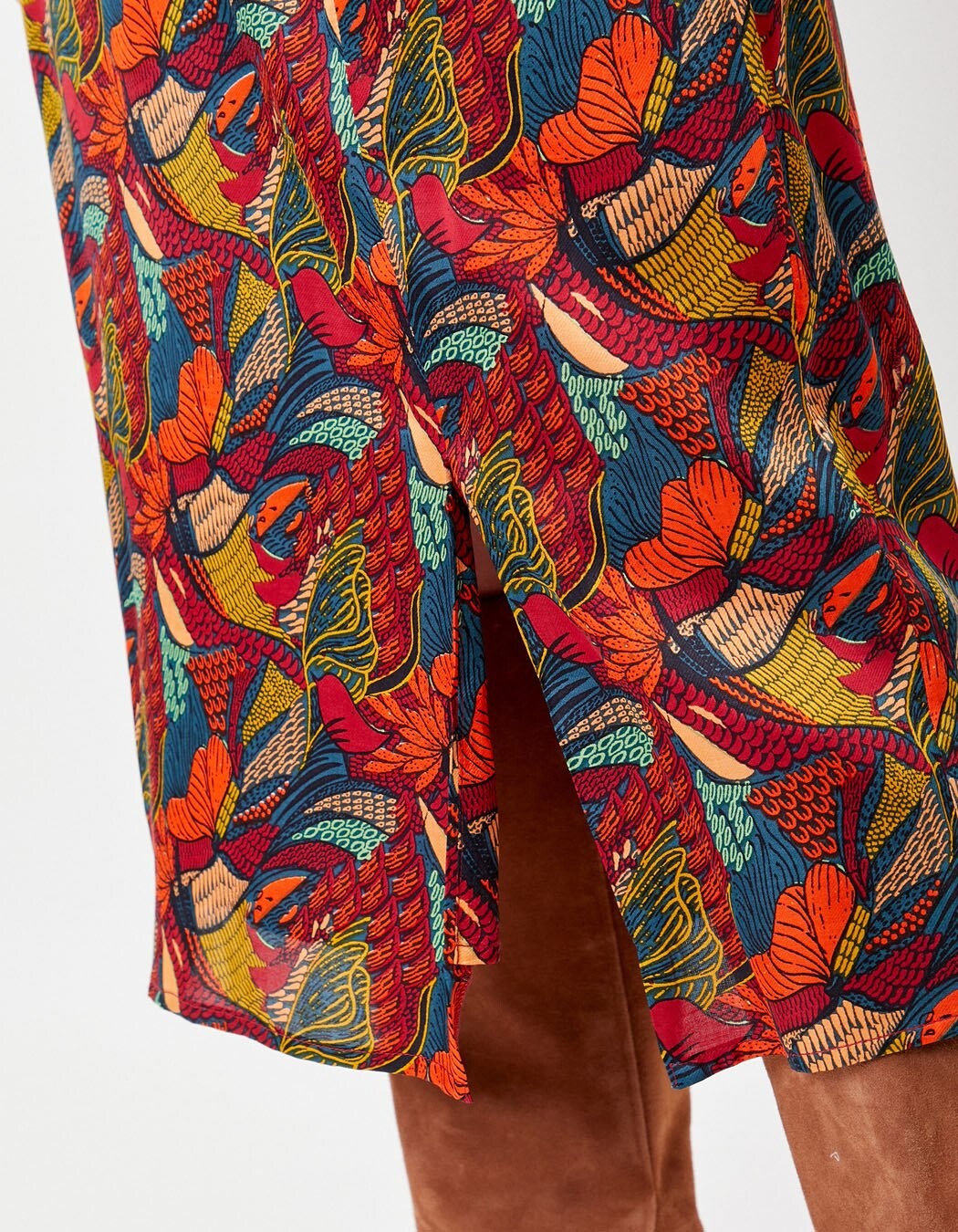 Midi skirt Ecovero femme La Fiancée