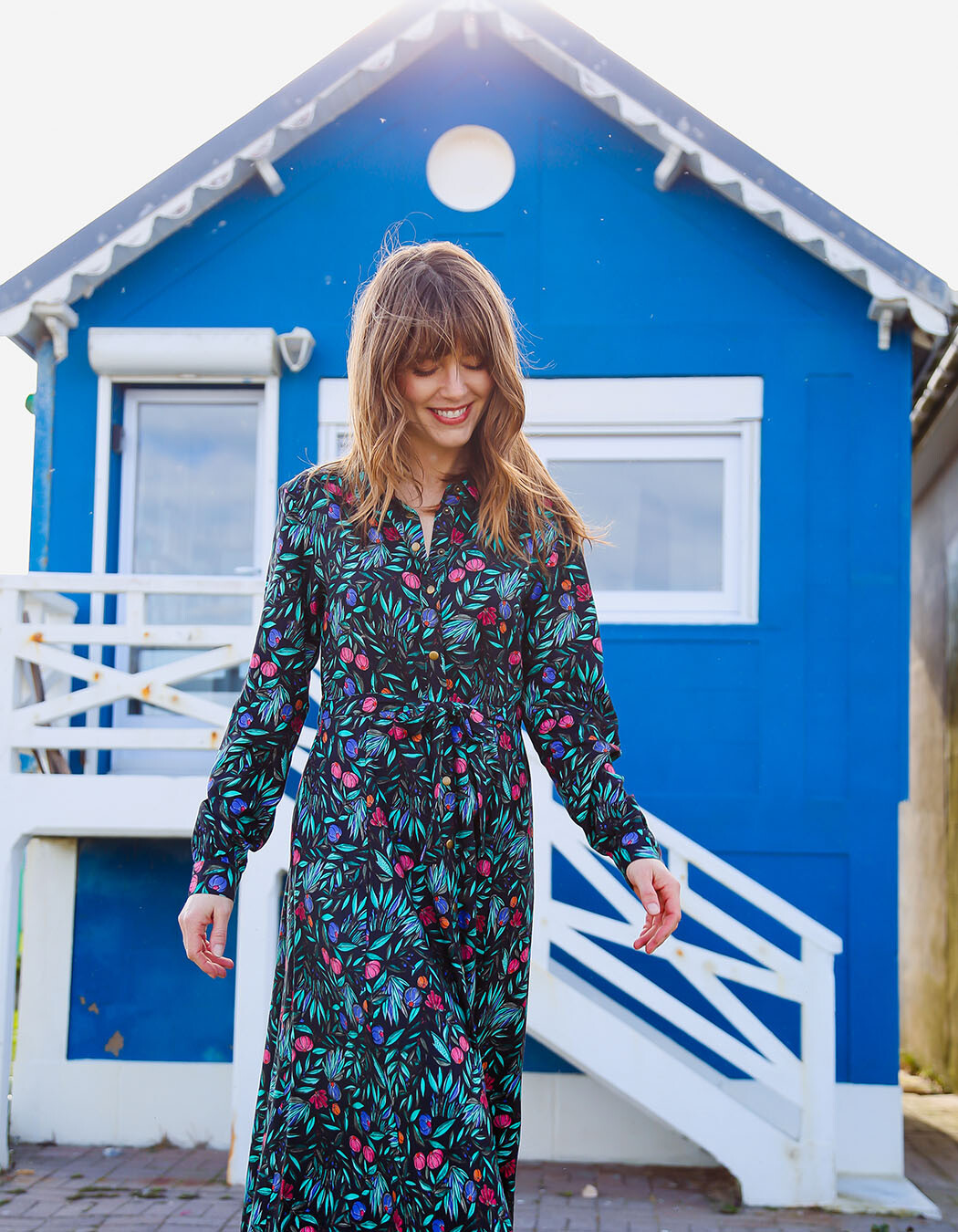Midi shirt dress Ecovero femme La Fiancée