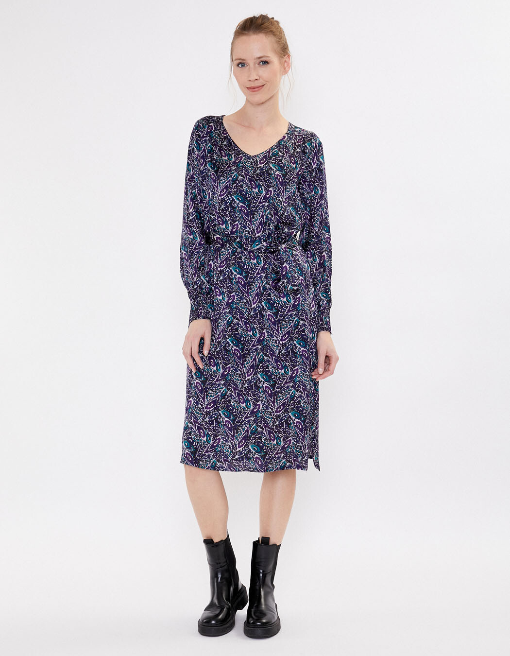 Ecovero midi dress femme La Fiancée