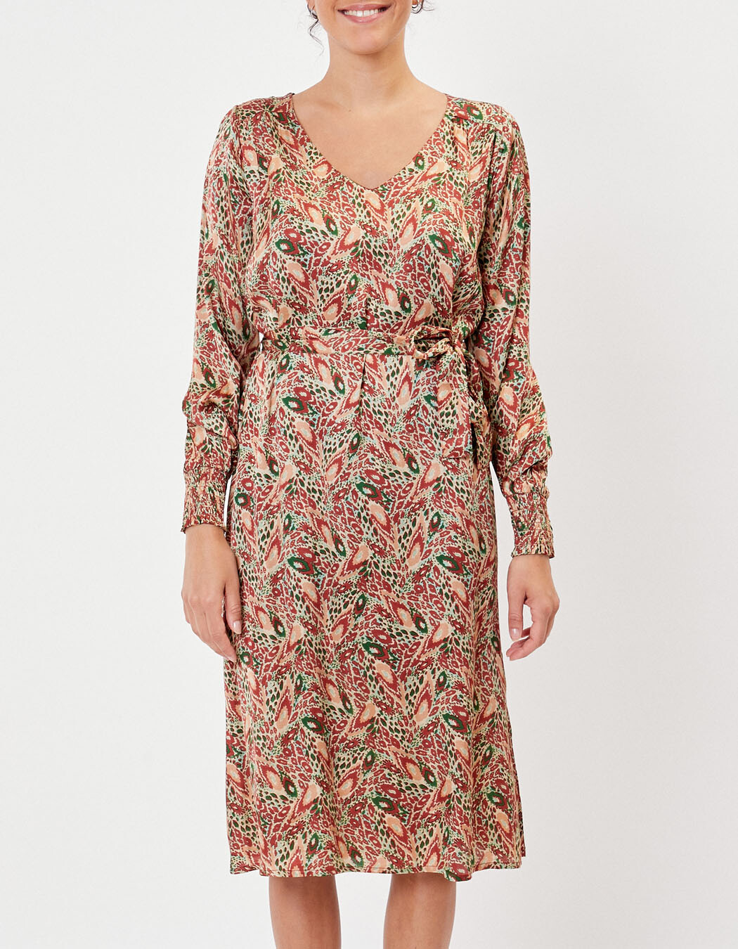 Ecovero midi dress femme La Fiancée