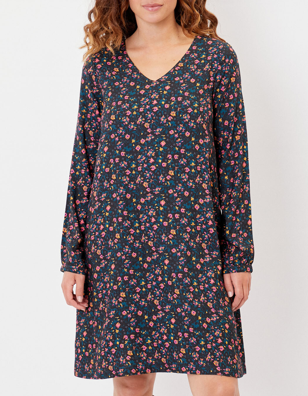 Ecovero flared dress femme La Fiancée