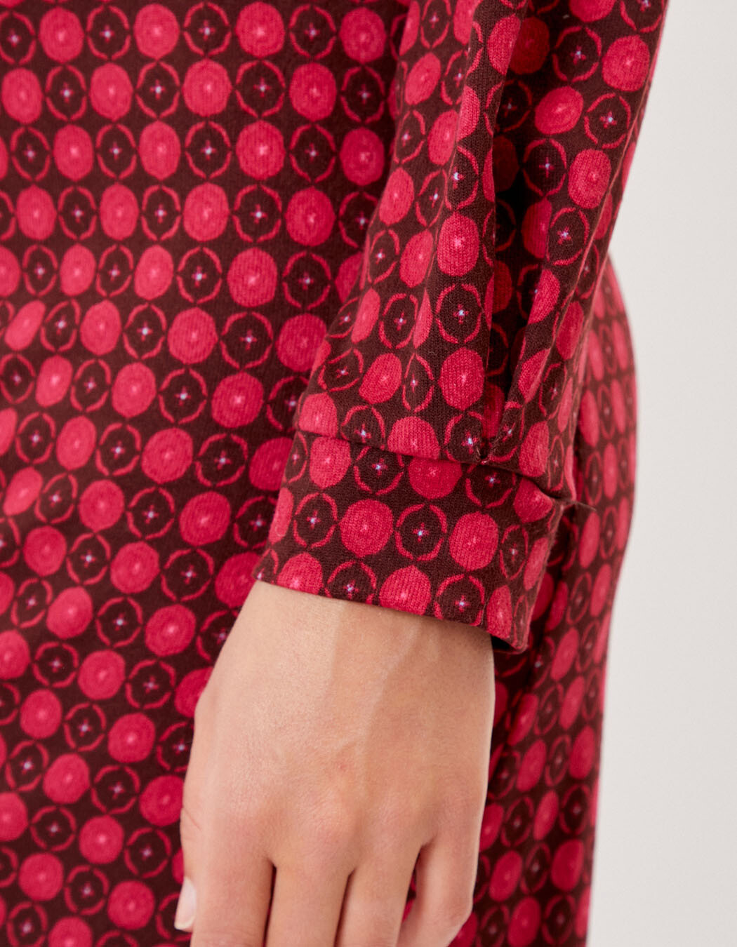 Printed straight dress femme La Fiancée