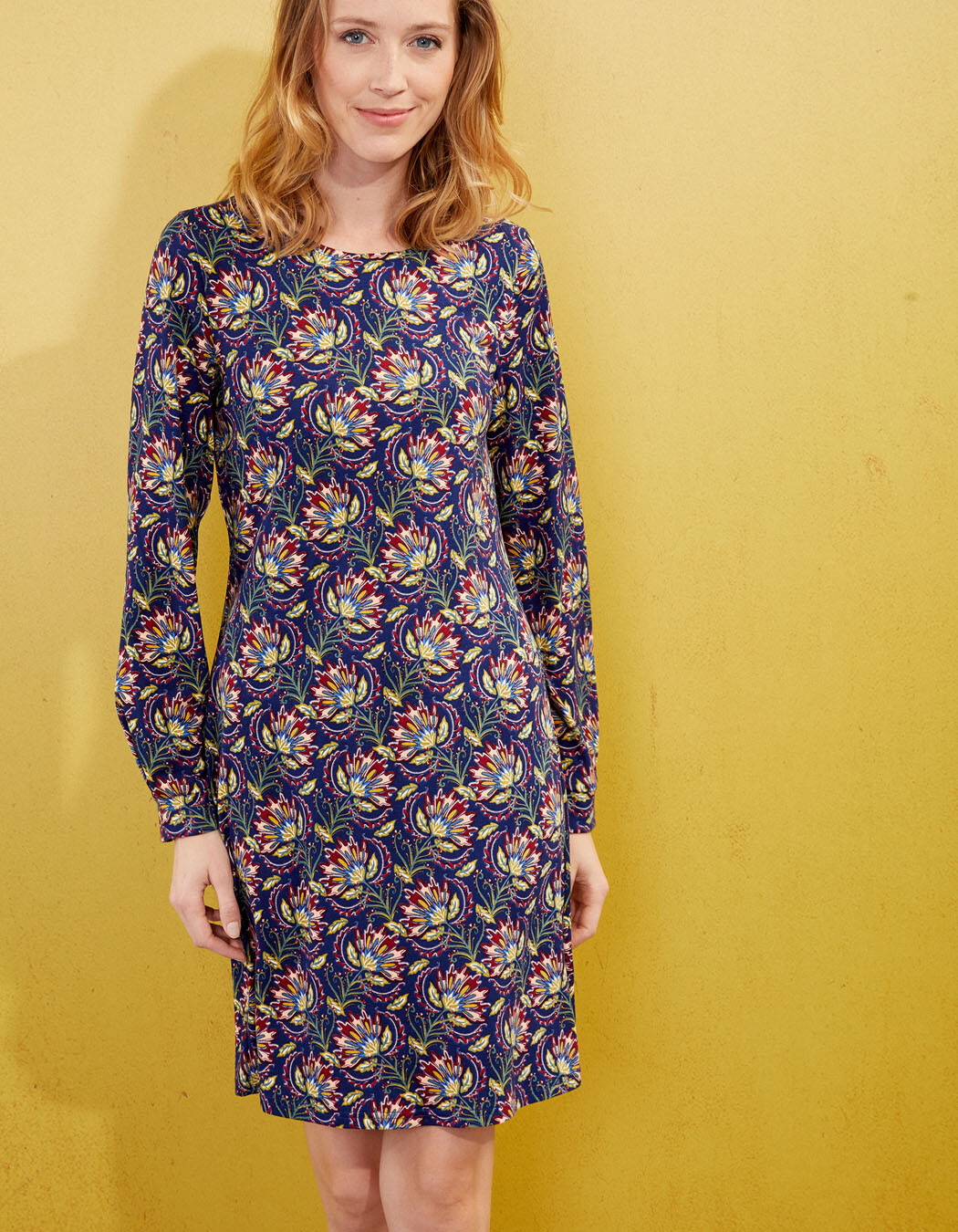 Printed straight dress femme La Fiancée