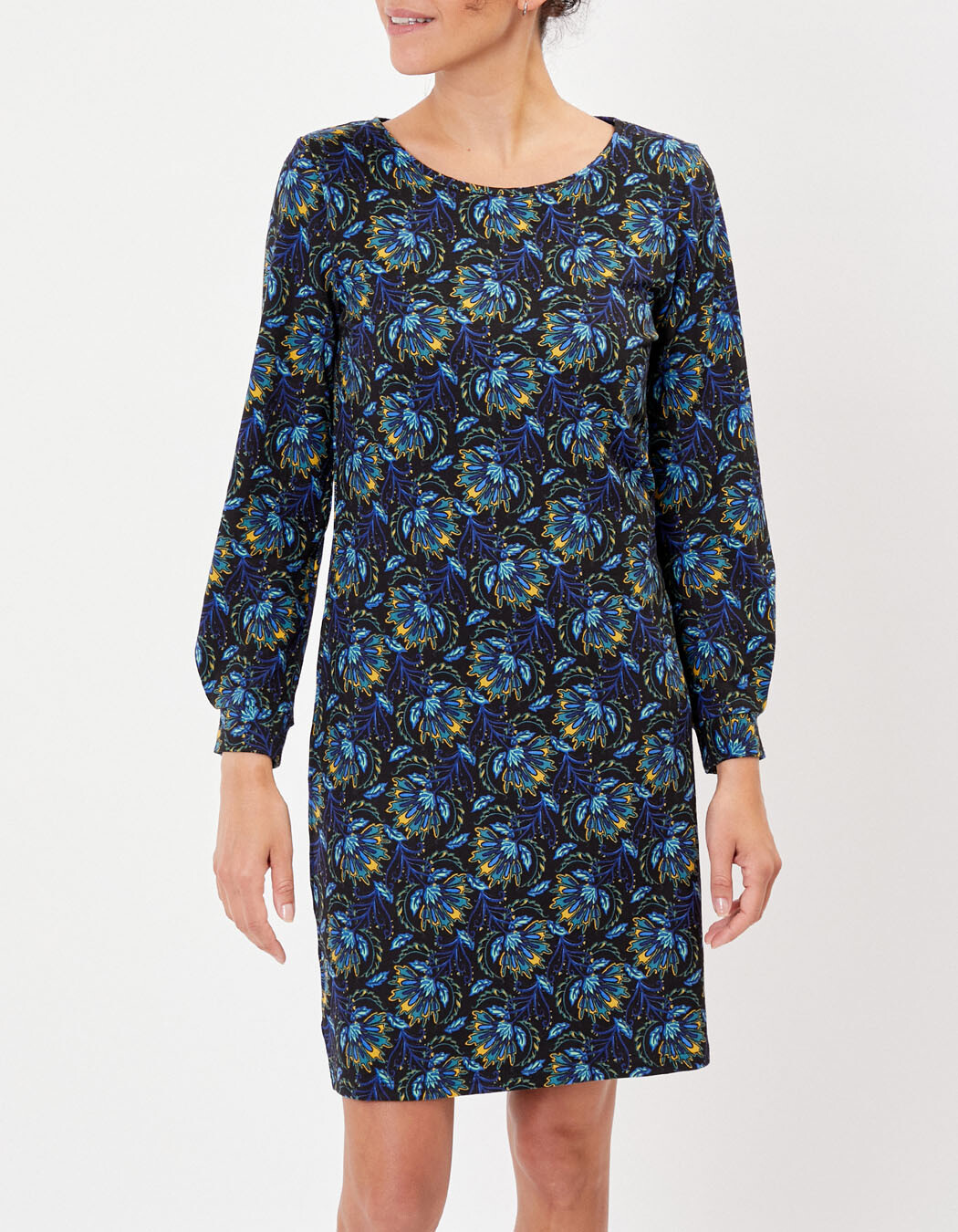 Printed straight dress femme La Fiancée