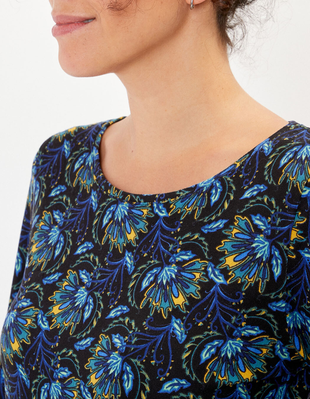 Printed straight dress femme La Fiancée