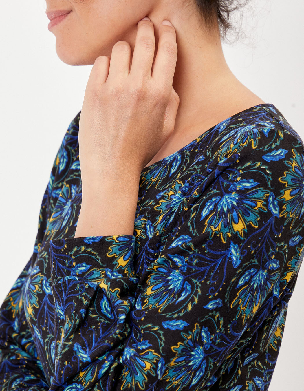 Printed straight dress femme La Fiancée