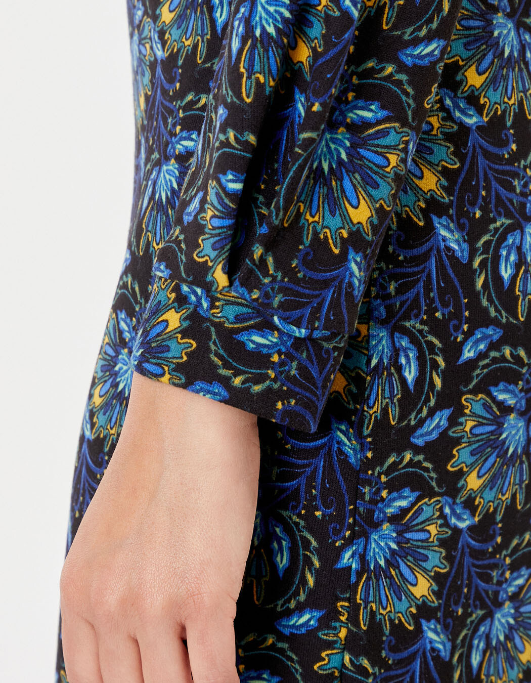Printed straight dress femme La Fiancée