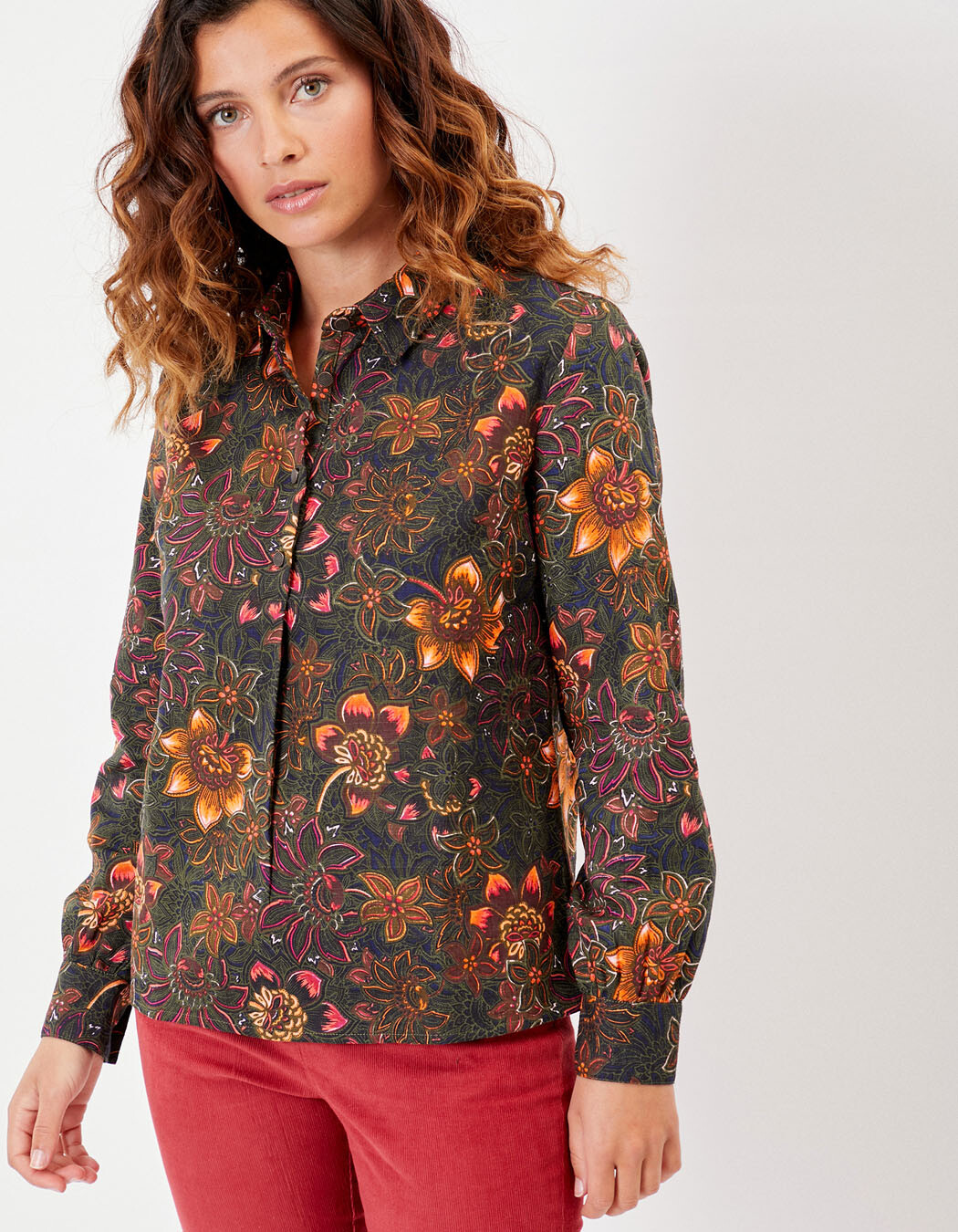 Organic cotton shirt top femme La Fiancée