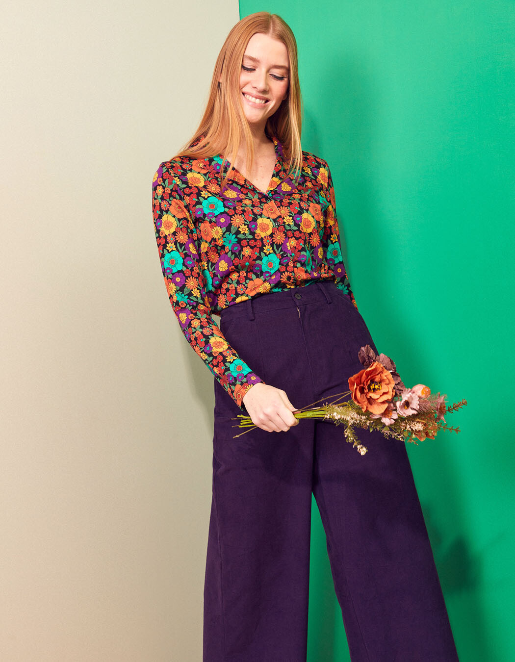 Tailored collar blouse top femme Princesse Nomade