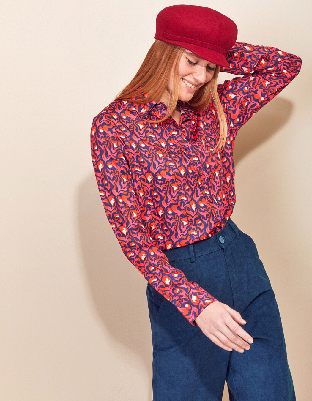 Printed shirt femme Princesse Nomade
