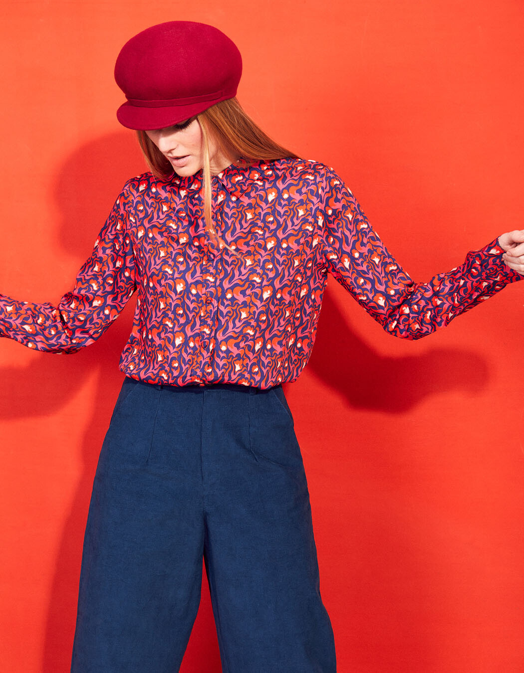 Printed shirt femme Princesse Nomade