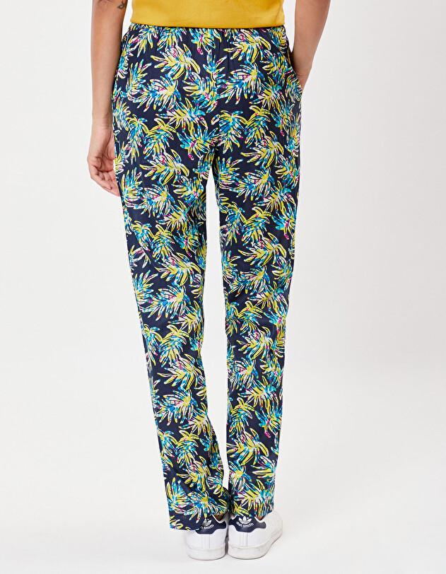 Organic cotton voile straight-leg pants femme La Fianc&eacute;e