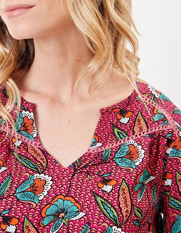 Loose-fitting flowing blouse femme La Fianc&eacute;e