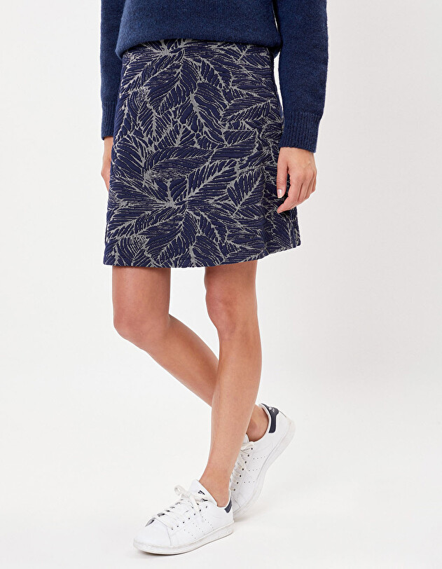 Soft-knit trapeze skirt femme La Fianc&eacute;e