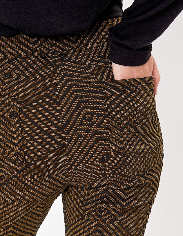 Straight-leg trousers in soft knit femme La Fianc&eacute;e