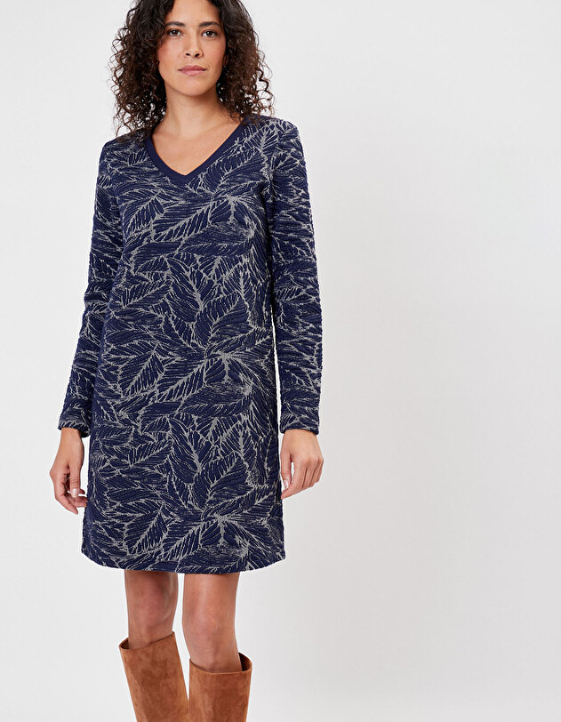 Flared knit dress femme La Fianc&eacute;e
