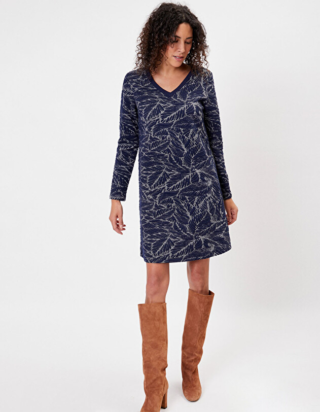 Flared knit dress femme La Fianc&eacute;e