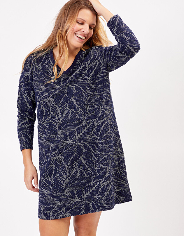 Flared knit dress femme La Fianc&eacute;e