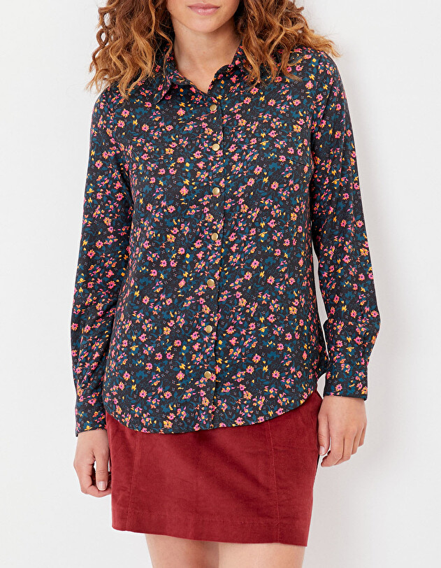 Flowing printed shirt Ecovero femme La Fianc&eacute;e