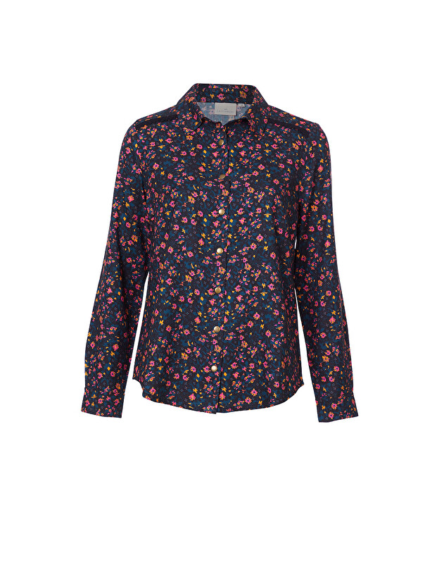Flowing printed shirt Ecovero femme La Fianc&eacute;e