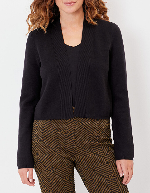 Short plain knit cardigan femme La Fianc&eacute;e