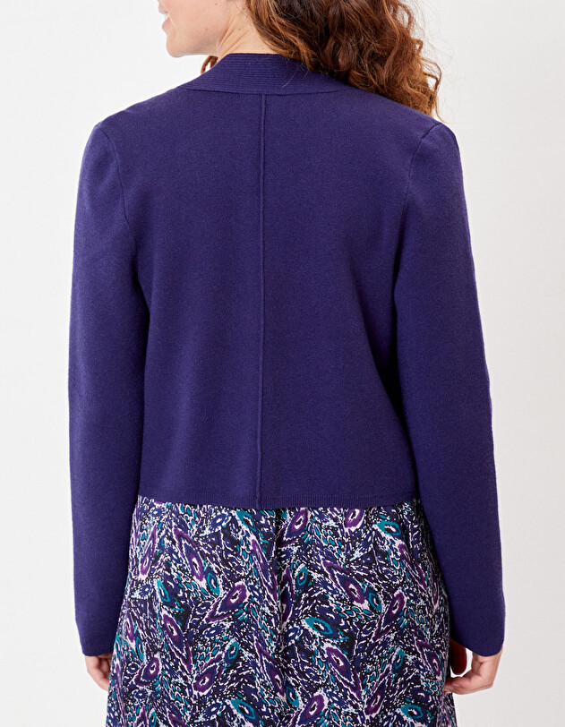 Short plain knit cardigan femme La Fianc&eacute;e