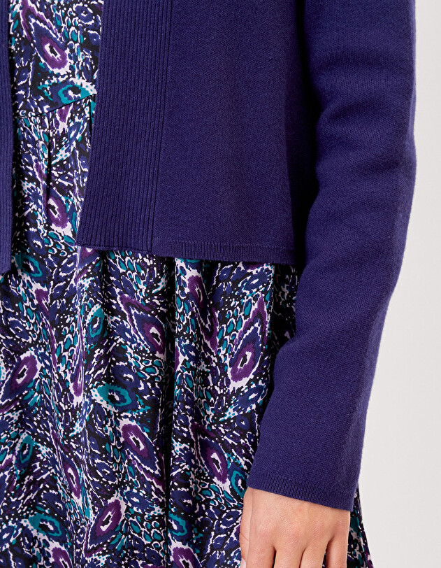 Short plain knit cardigan femme La Fianc&eacute;e