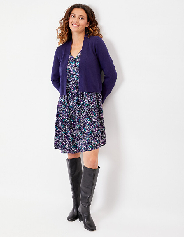 Short plain knit cardigan femme La Fianc&eacute;e