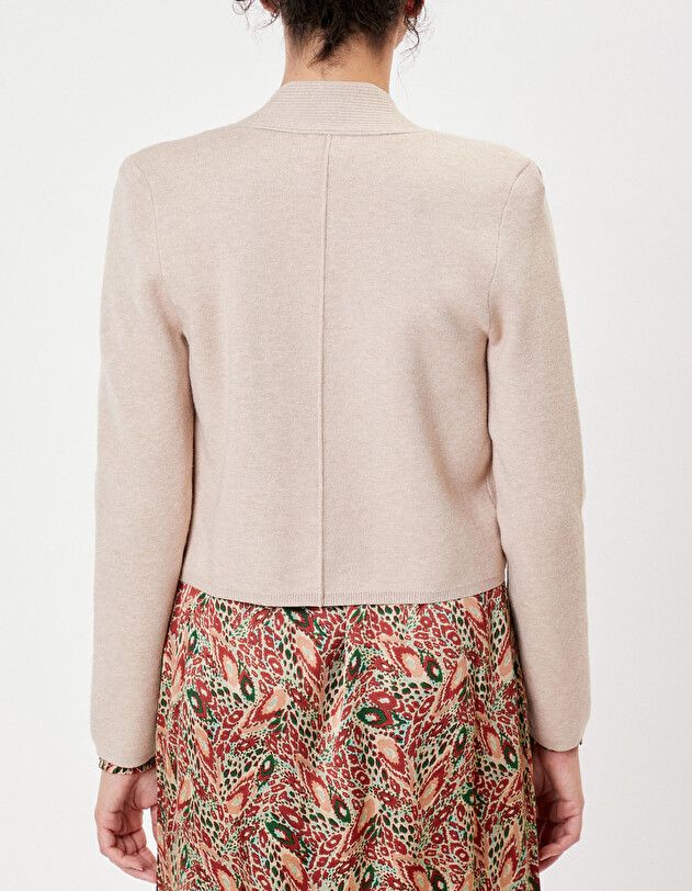Short plain knit cardigan femme La Fianc&eacute;e