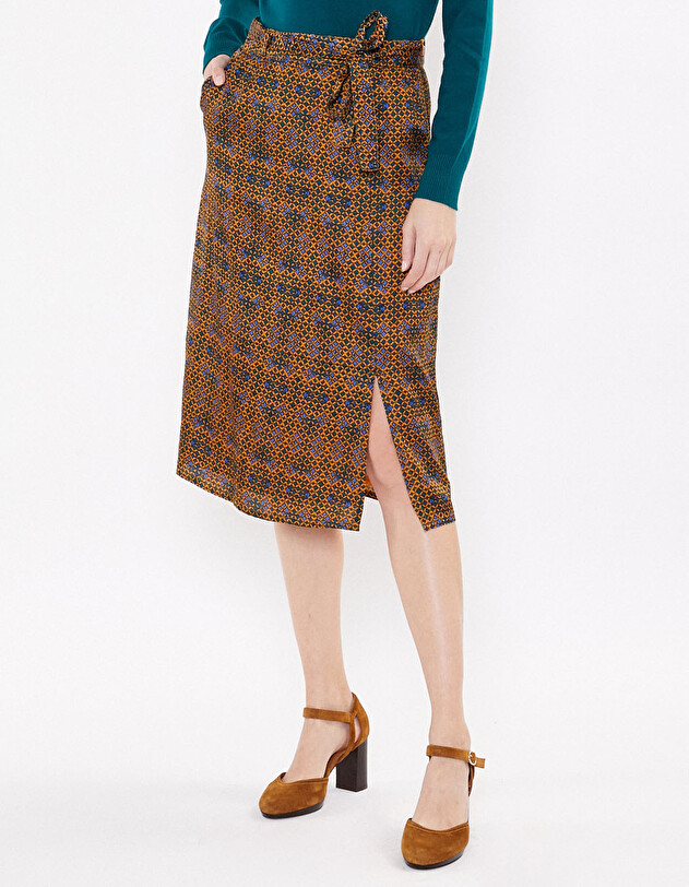 Midi skirt Ecovero femme La Fianc&eacute;e