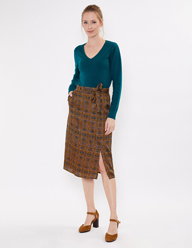 Midi skirt Ecovero femme La Fianc&eacute;e