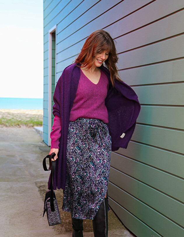 Midi skirt Ecovero femme La Fianc&eacute;e