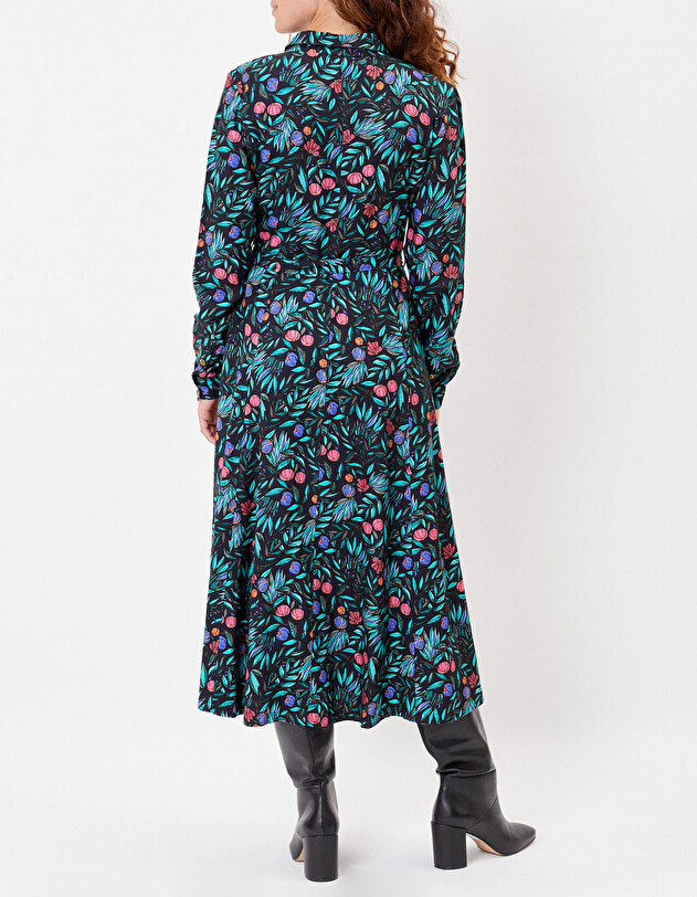 Midi shirt dress Ecovero femme La Fianc&eacute;e