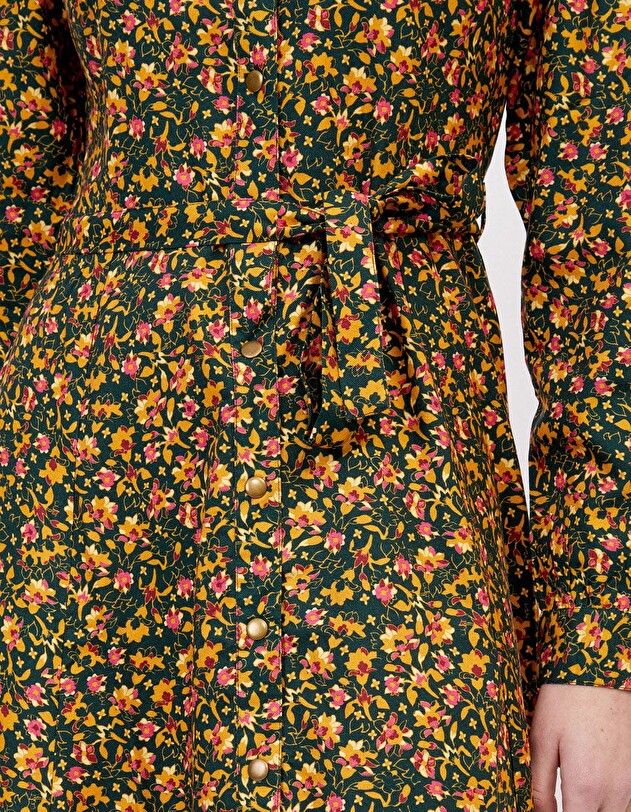 Midi shirt dress Ecovero femme La Fianc&eacute;e