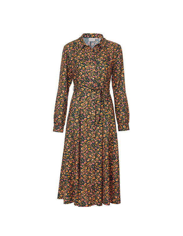 Midi shirt dress Ecovero femme La Fianc&eacute;e