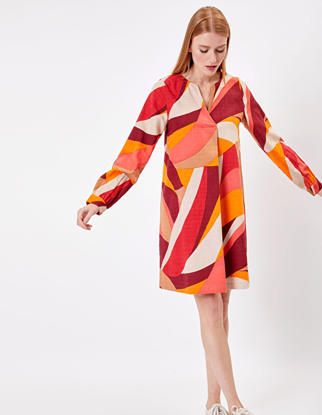 Organic cotton short dress femme La Fianc&eacute;e