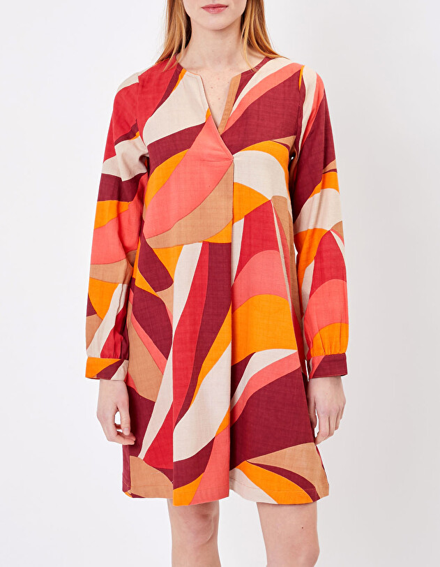Organic cotton short dress femme La Fianc&eacute;e