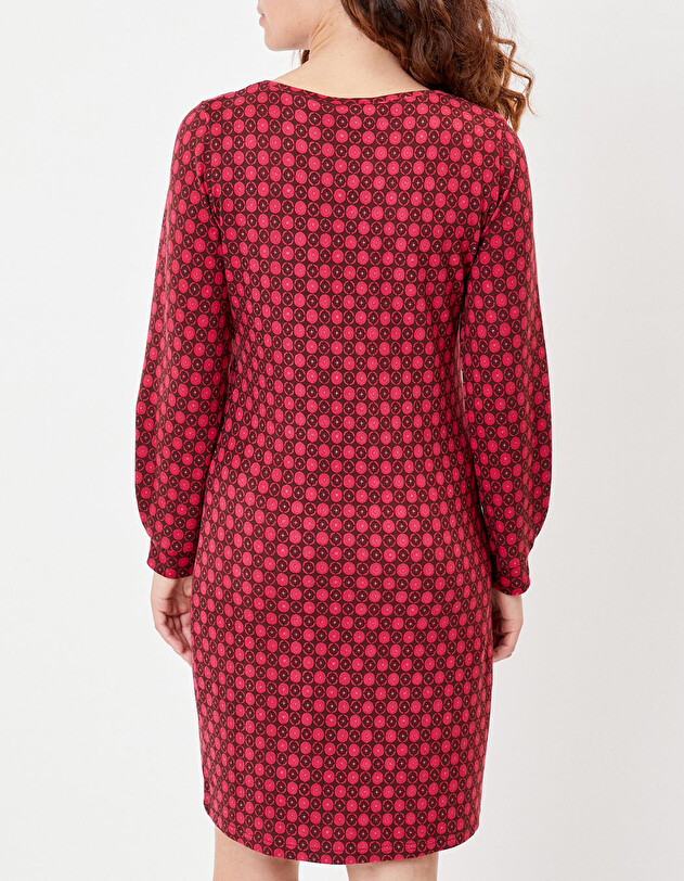 Printed straight dress femme La Fianc&eacute;e