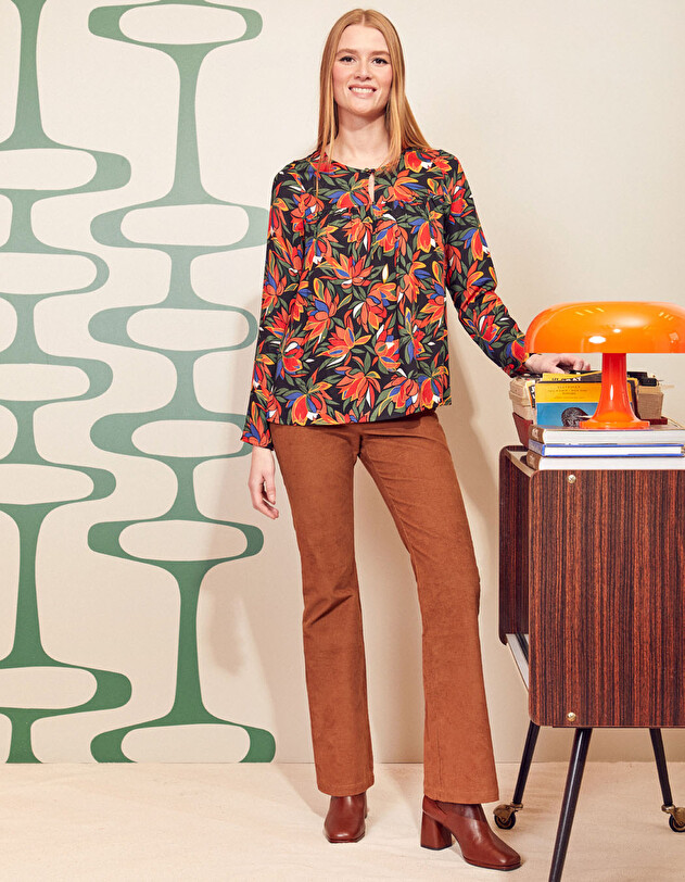 Womens long-sleeved blouse femme Princesse Nomade
