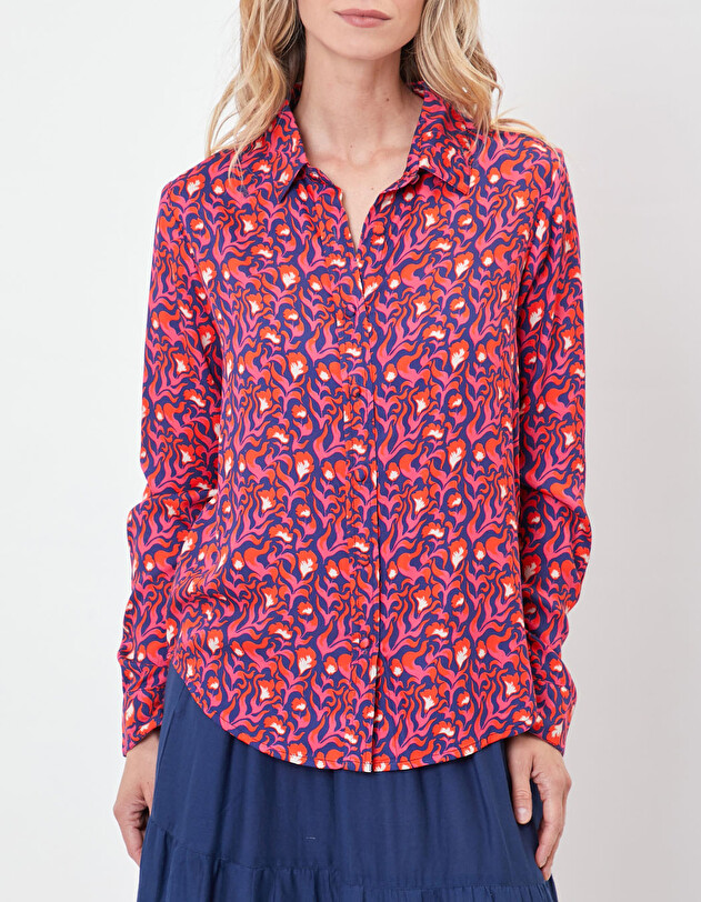 Printed shirt femme Princesse Nomade