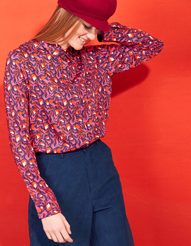 Printed shirt femme Princesse Nomade