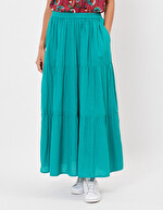 Long ruffled skirt organic cotton femme La Fiancée