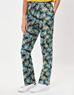 Organic cotton voile straight-leg pants femme La Fiancée
