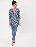 Organic cotton voile tunic femme La Fiancée